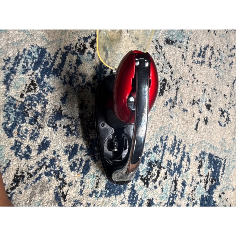 Rabbit Vertical Lever Corkscrew Wine Opener Red Chrome with Foil Cutter and Base - Picture 6 of 10
